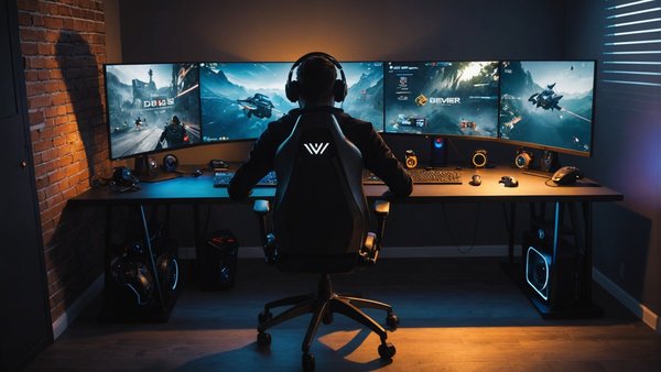Découvrez le bureau gamer parfait pour vos sessions de jeu